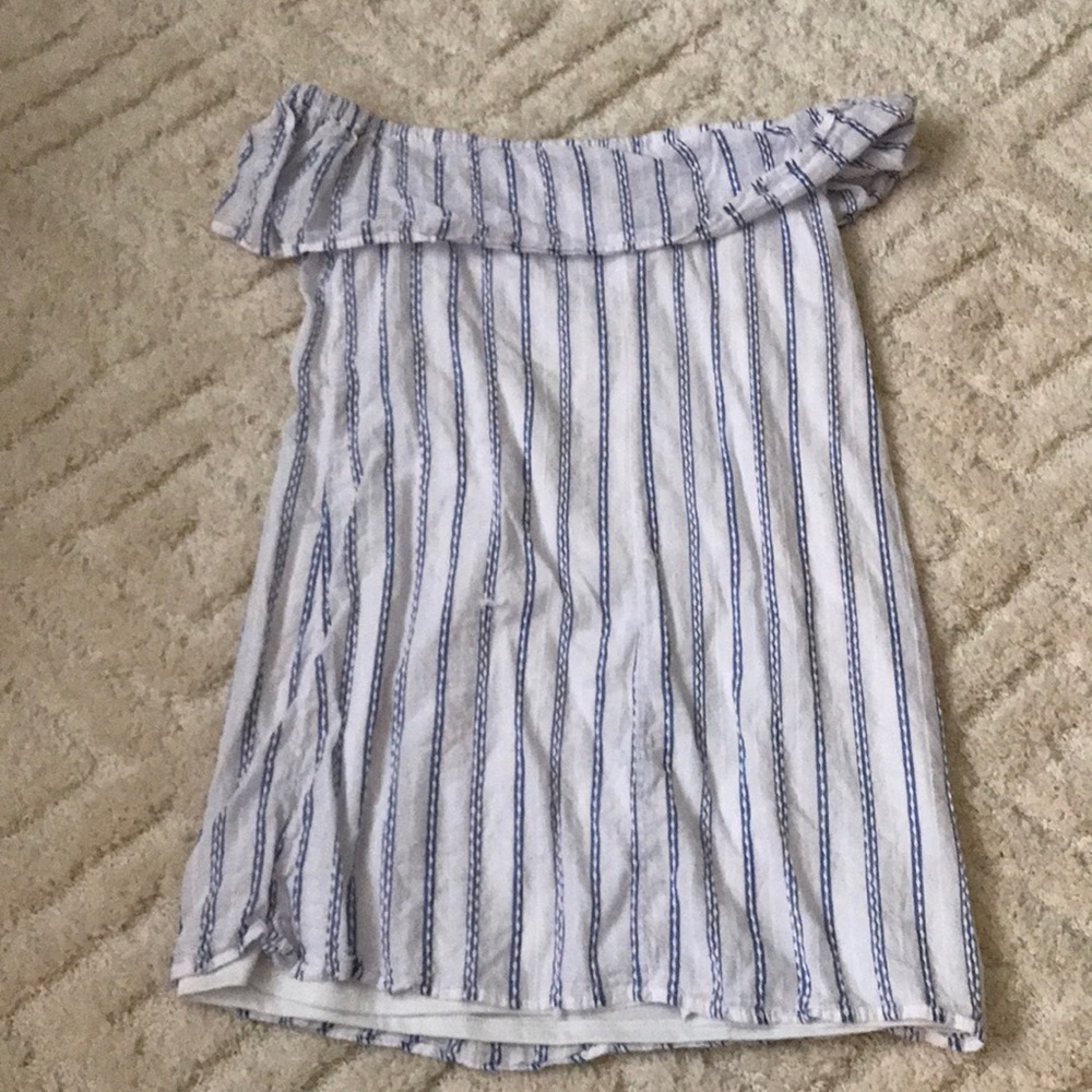 Strapless Off the Shoulder Dress